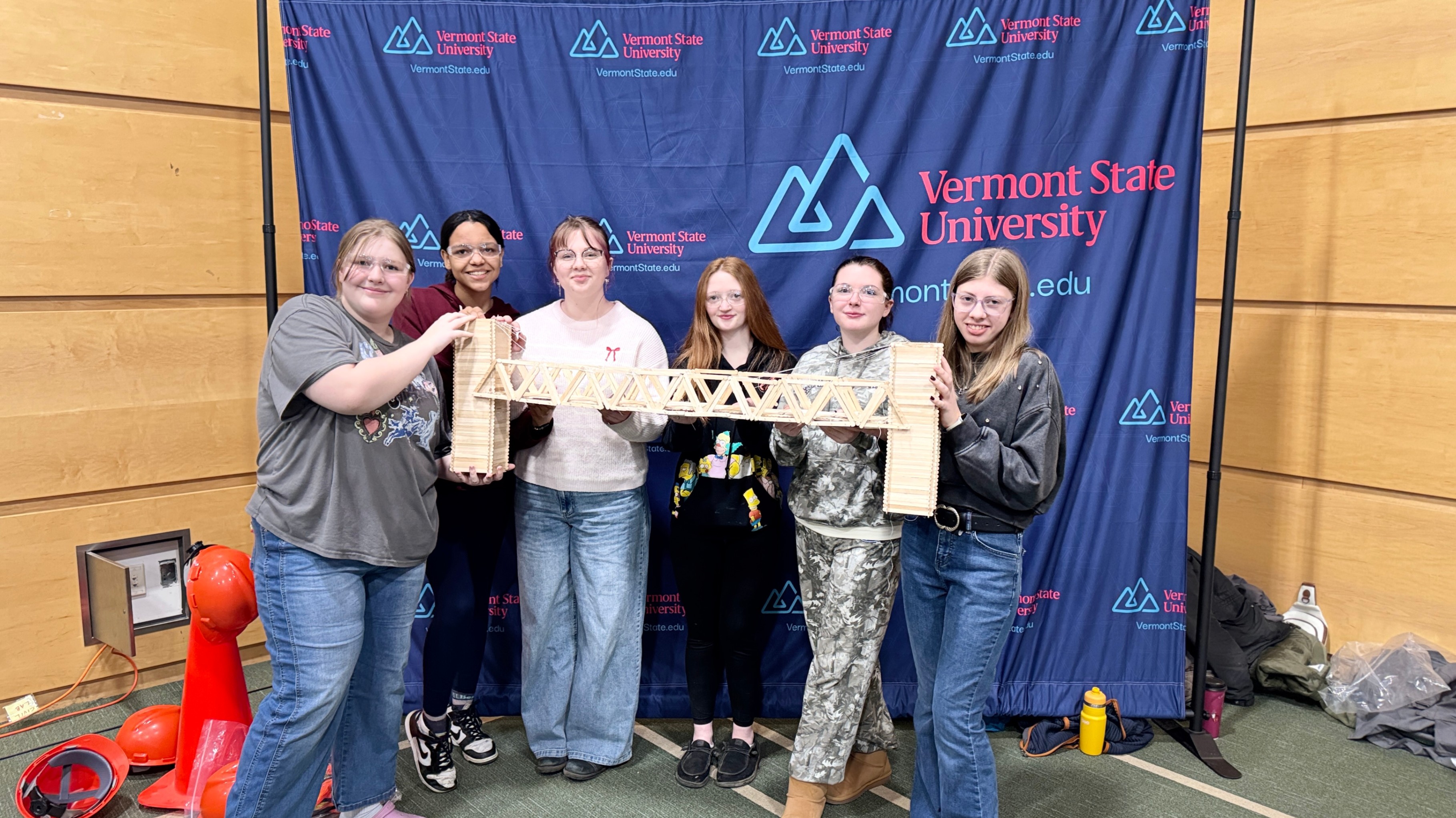 Hazen Union High School Team Competes in Bridge Building Competition